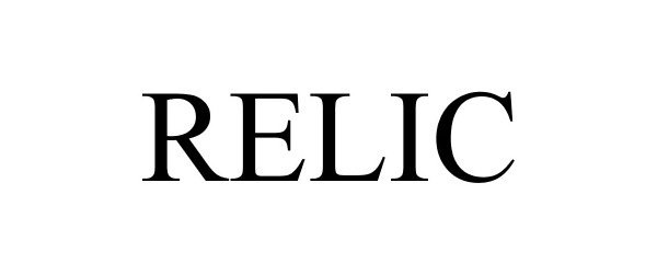 Trademark Logo RELIC