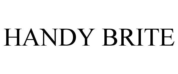 Trademark Logo HANDY BRITE