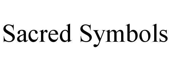 Trademark Logo SACRED SYMBOLS