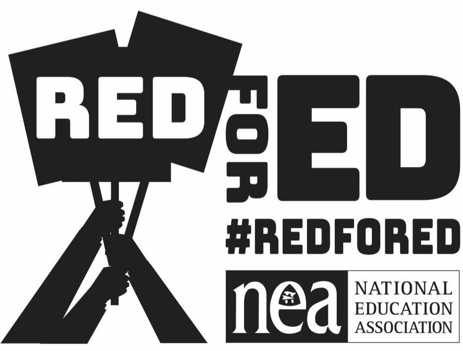  RED FOR ED #REDFORED NEA NATIONAL EDUCATION ASSOCIATION