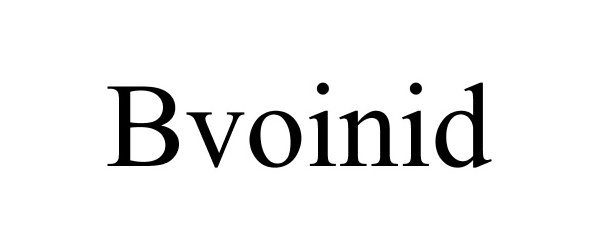 Trademark Logo BVOINID