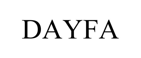 Trademark Logo DAYFA