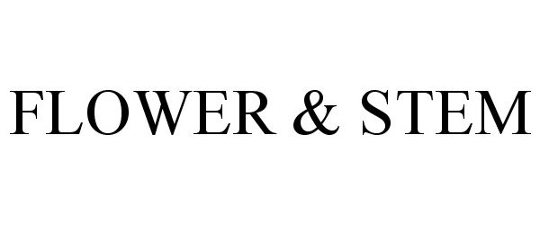 Trademark Logo FLOWER & STEM