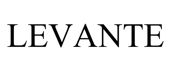 Trademark Logo LEVANTE