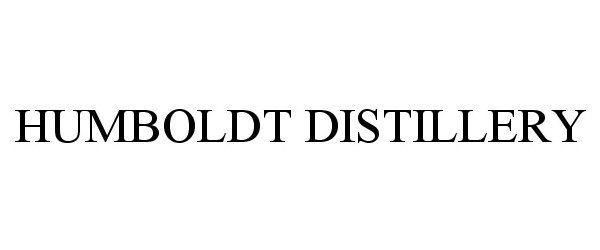 Trademark Logo HUMBOLDT DISTILLERY
