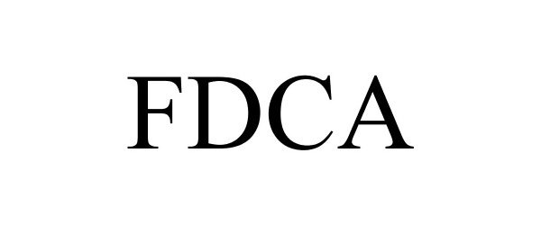 Trademark Logo FDCA