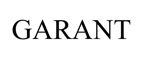 Trademark Logo GARANT