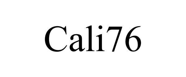 Trademark Logo CALI76