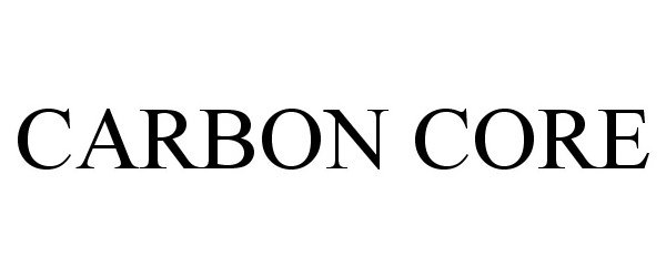 Trademark Logo CARBON CORE