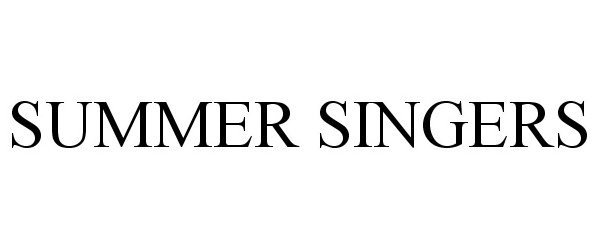  SUMMER SINGERS