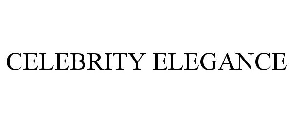 Trademark Logo CELEBRITY ELEGANCE