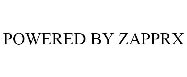 Trademark Logo POWERED BY ZAPPRX