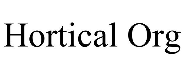 Trademark Logo HORTICAL ORG