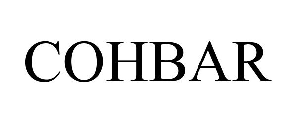 Trademark Logo COHBAR