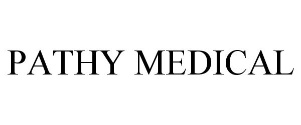Trademark Logo PATHY MEDICAL