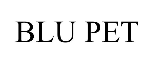 Trademark Logo BLU PET