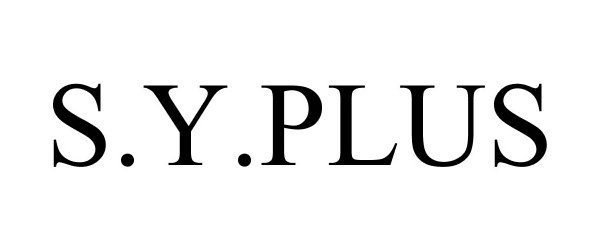 Trademark Logo S.Y.PLUS