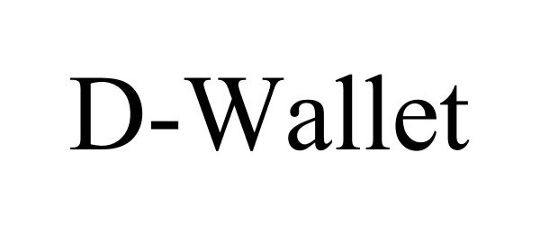 Trademark Logo D-WALLET