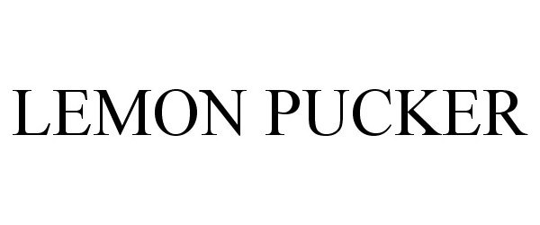 Trademark Logo LEMON PUCKER