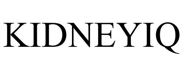 Trademark Logo KIDNEYIQ