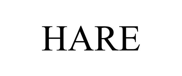Trademark Logo HARE