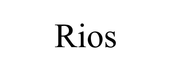 Trademark Logo RIOS