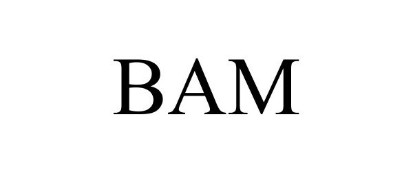 Trademark Logo BAM