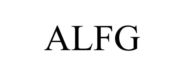 Trademark Logo ALFG