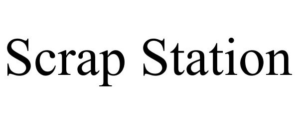 Trademark Logo SCRAP STATION