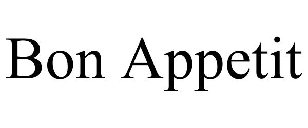 Trademark Logo BON APPETIT