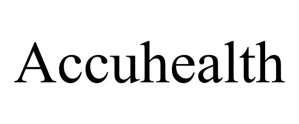 Trademark Logo ACCUHEALTH