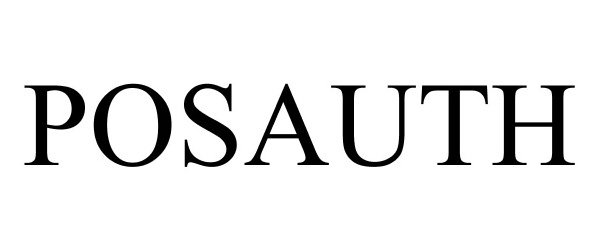 Trademark Logo POSAUTH