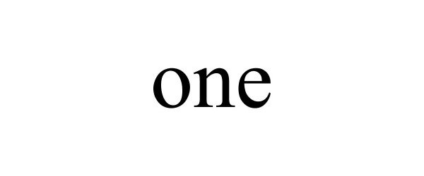  ONE
