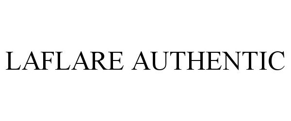 Trademark Logo LAFLARE AUTHENTIC