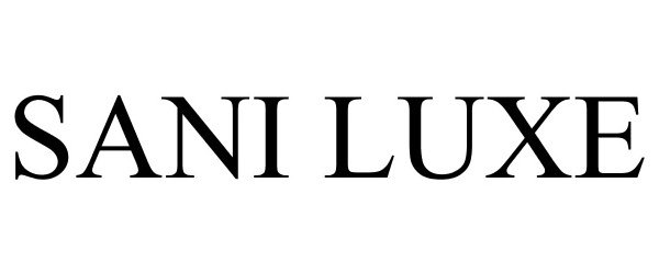 Trademark Logo SANI LUXE