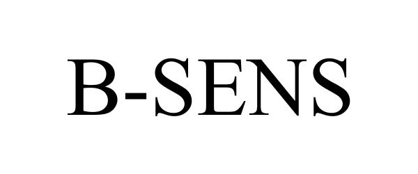 Trademark Logo B-SENS