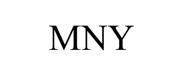 Trademark Logo MNY