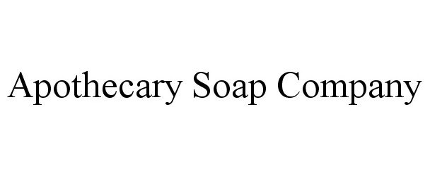  APOTHECARY SOAP COMPANY