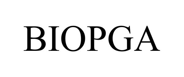 Trademark Logo BIOPGA