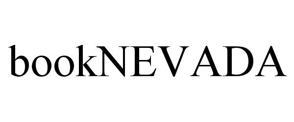 Trademark Logo BOOKNEVADA