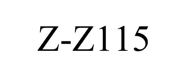 Trademark Logo Z-Z115