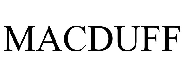 Trademark Logo MACDUFF