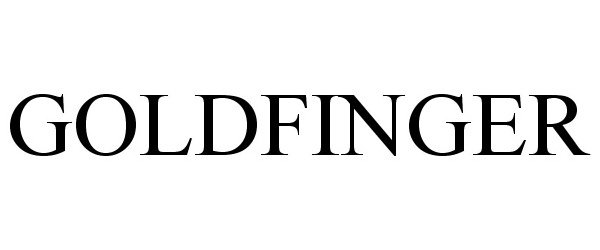 Trademark Logo GOLDFINGER