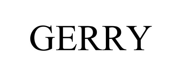 Trademark Logo GERRY