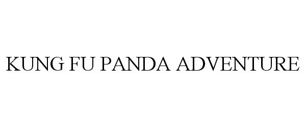  KUNG FU PANDA ADVENTURE