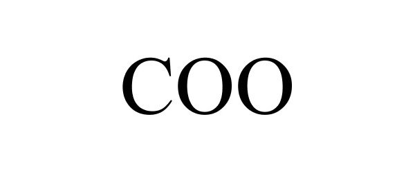Trademark Logo COO