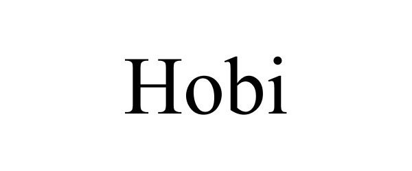 Trademark Logo HOBI
