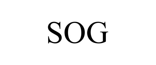 Trademark Logo SOG