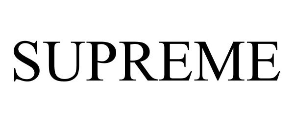 Trademark Logo SUPREME