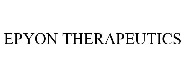 Trademark Logo EPYON THERAPEUTICS